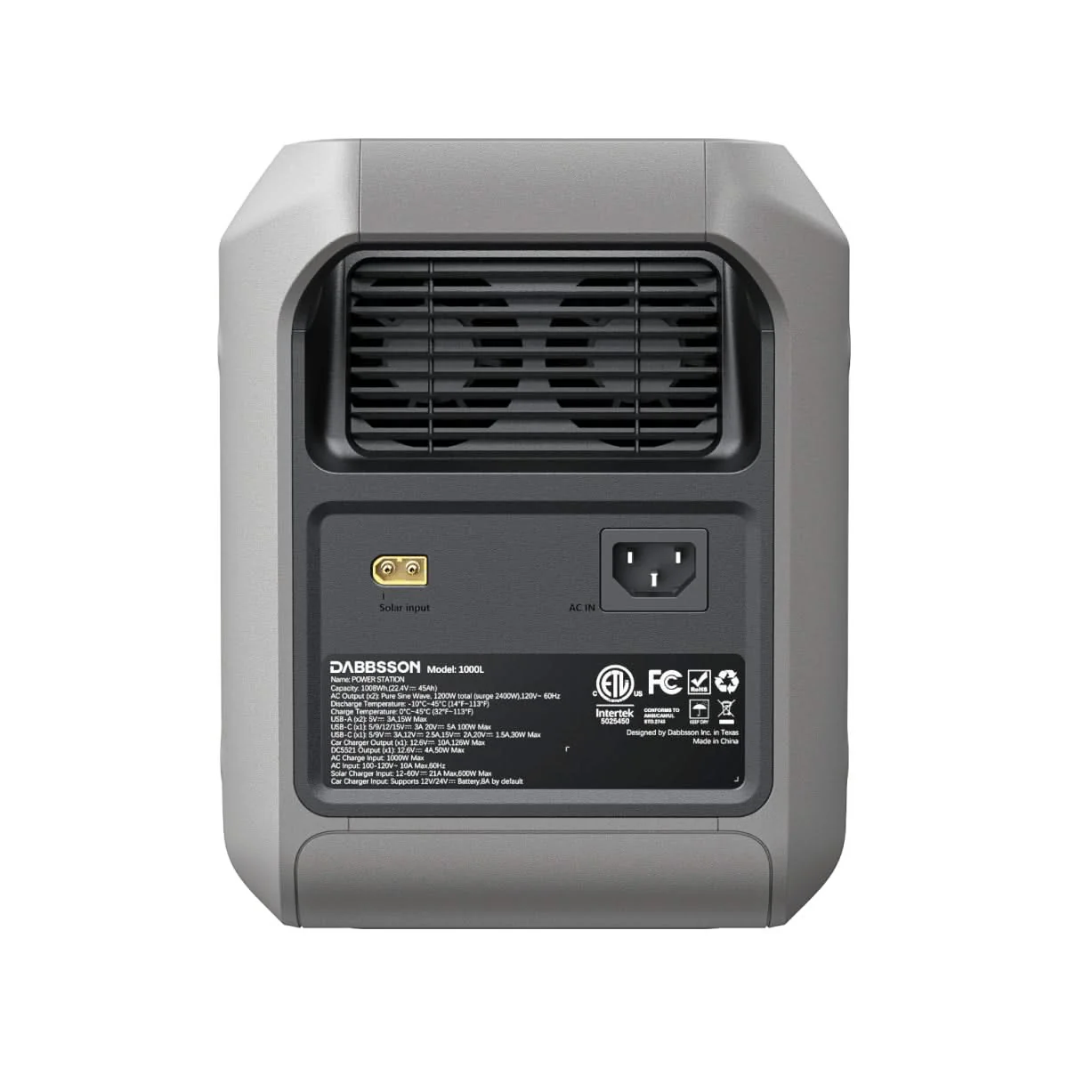 Dabbsson 1000L Portable Power Station | 1008Wh, 1200W - Image 11