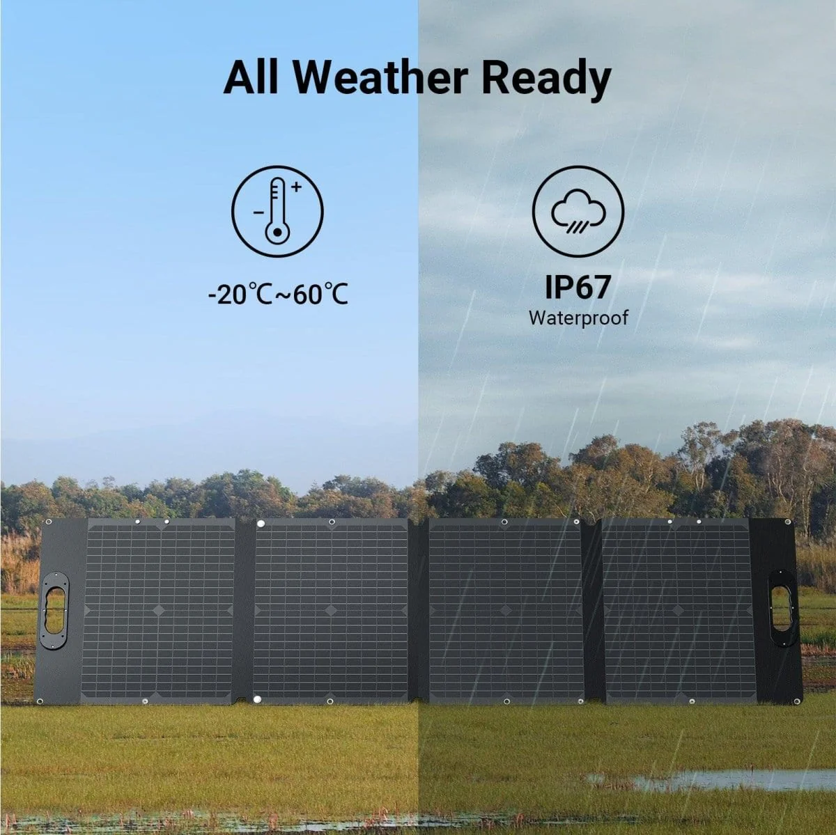Dabbsson 120W Portable Solar Panel - Image 3