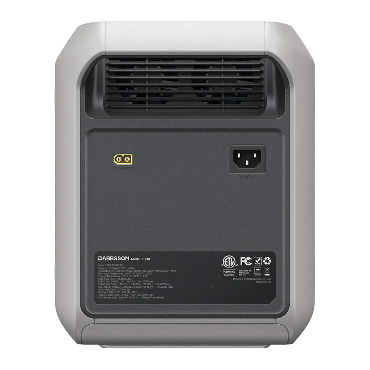 Stay powered during blackouts | Dabbsson 2000L power station | 2048Wh power storage - Image 3