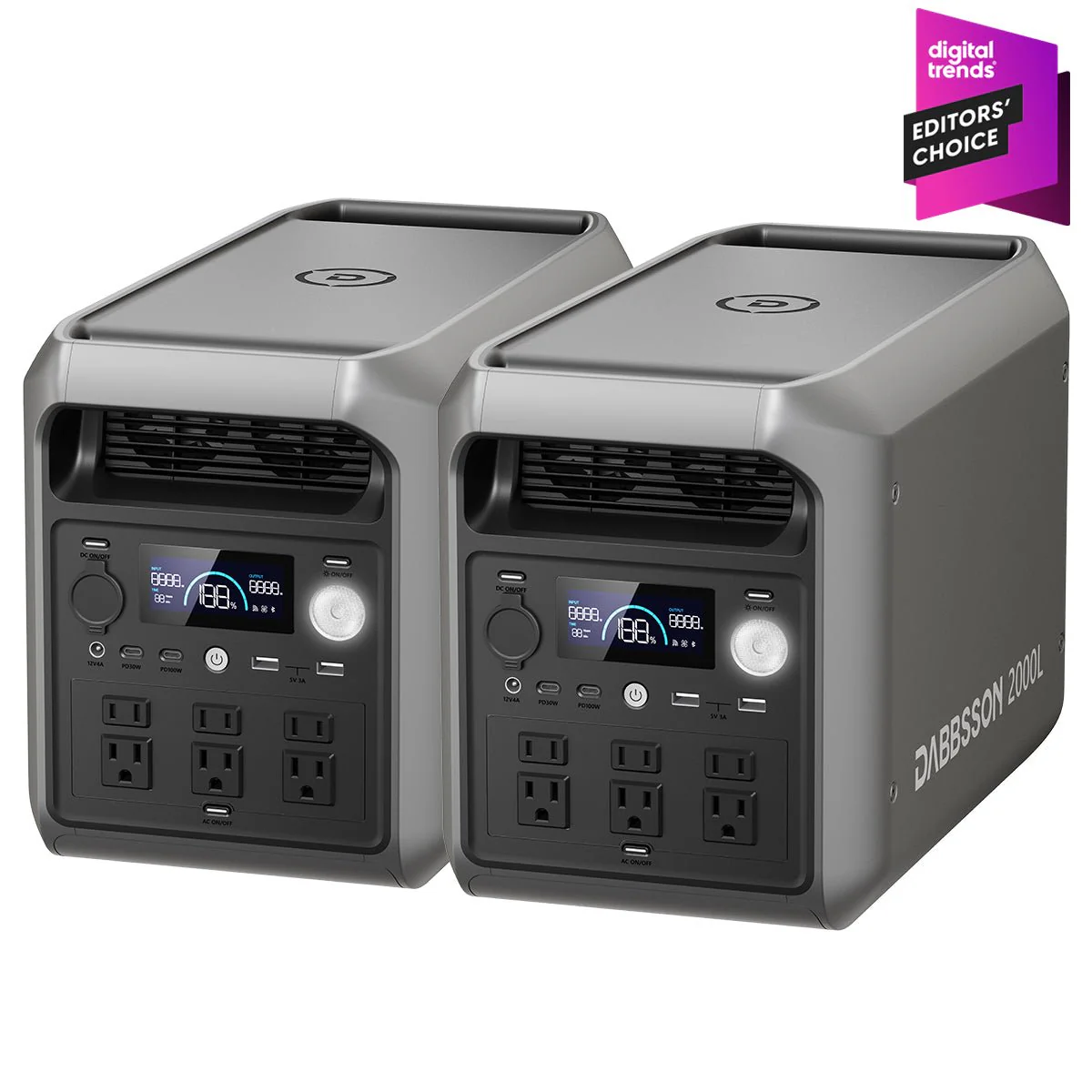 Stay powered during blackouts | Dabbsson 2000L power station | 2048Wh power storage - Image 7