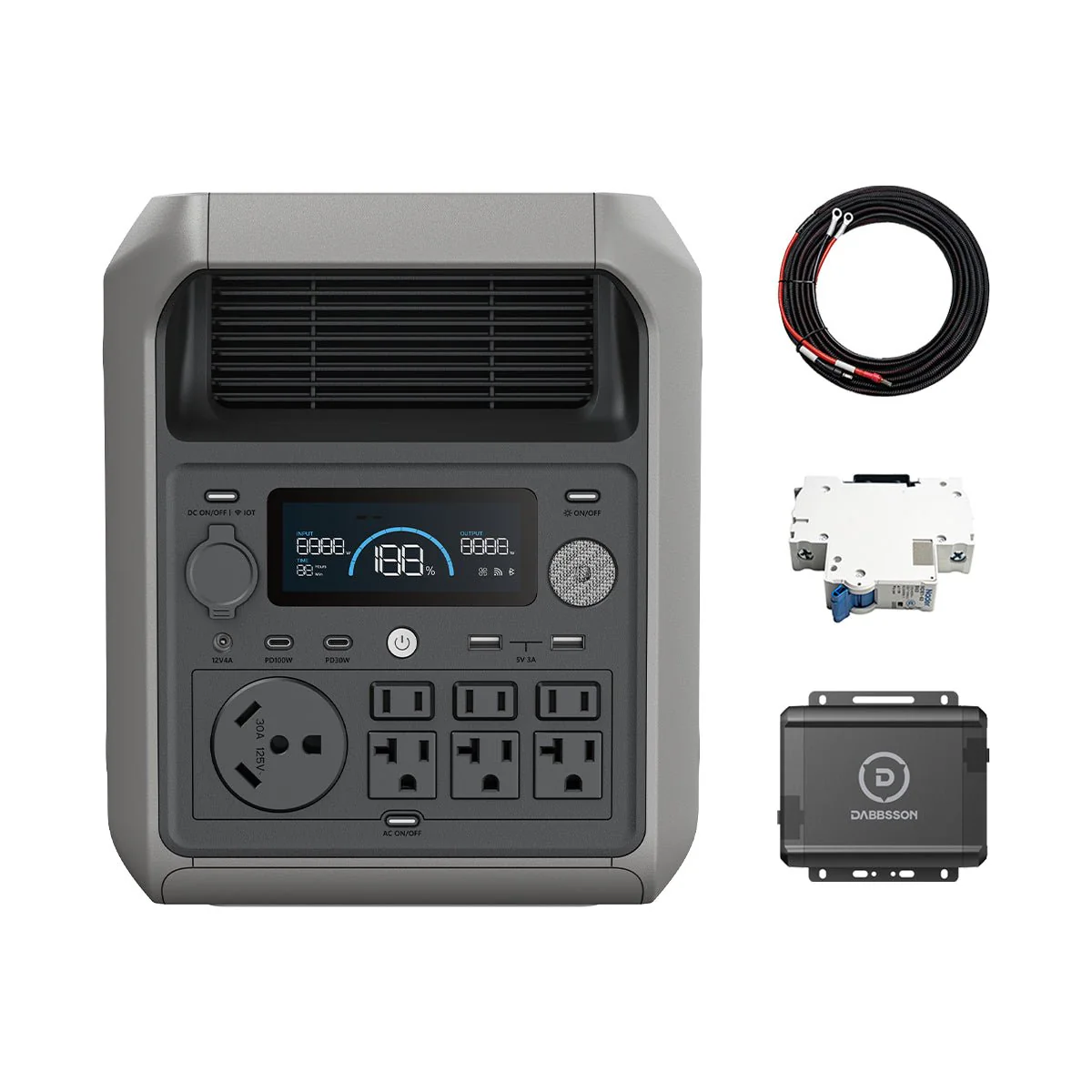 Stay powered during blackouts | Dabbsson 3000L power station | 3072Wh power storage - Image 15