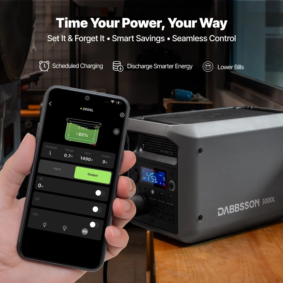 Dabbsson 3000L Portable Solar Generator | 3072Wh, 3000W - Image 10