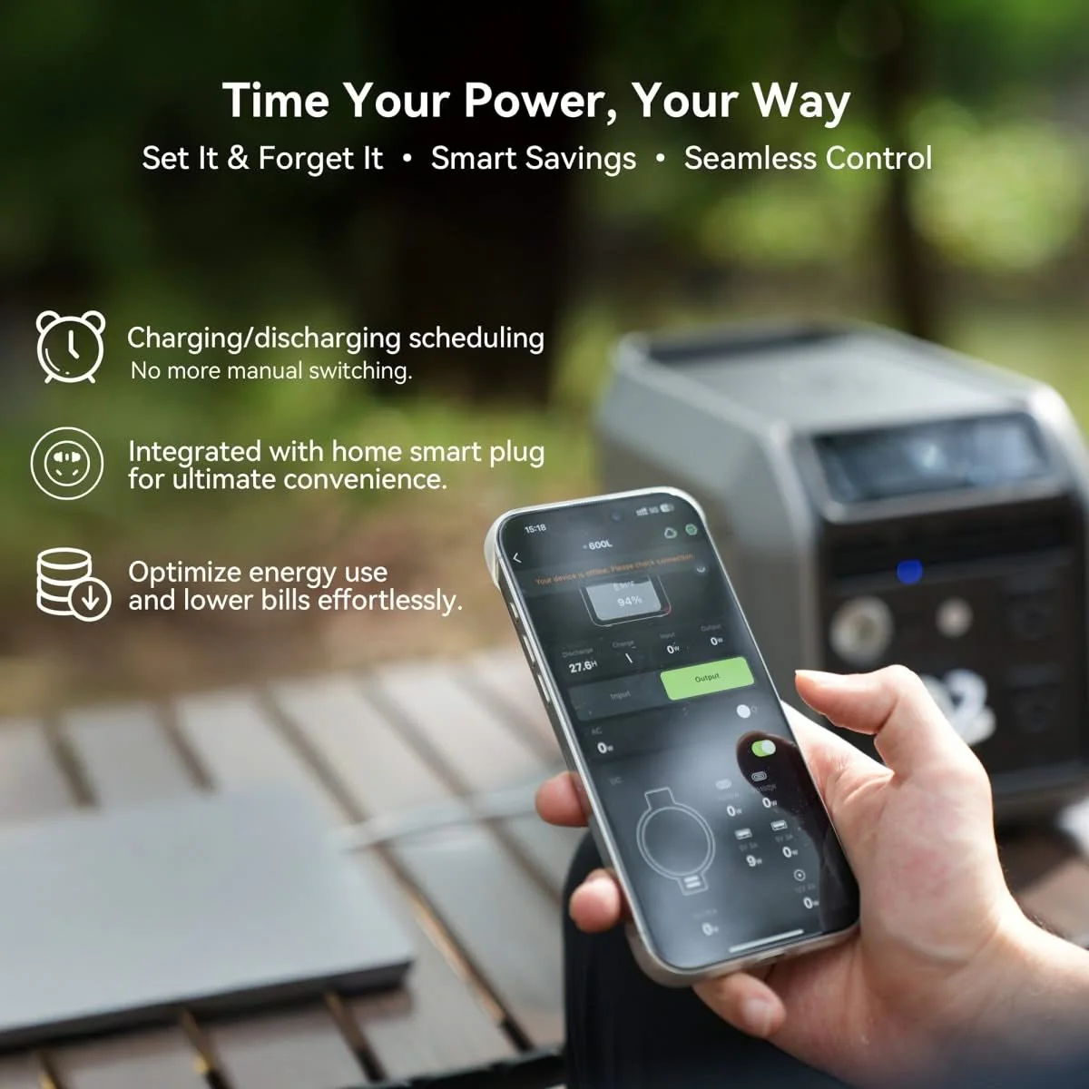 Dabbsson 600L Portable Solar Generator | 768Wh, 600W - Image 6