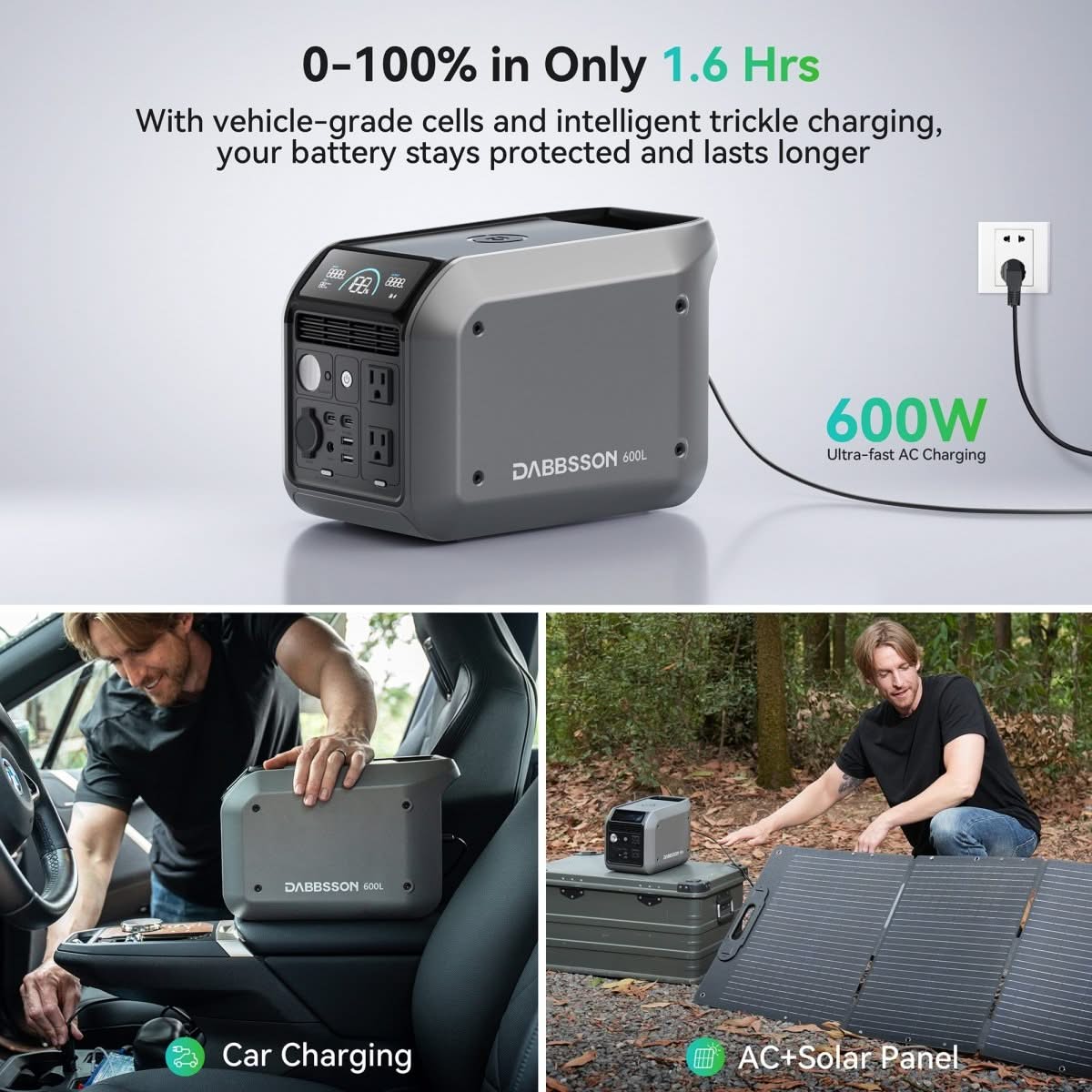Dabbsson 600L Portable Solar Generator | 768Wh, 600W - Image 9