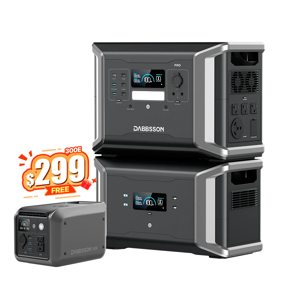 Dabbsson DBS2100 Pro Portable & Home Back Up Power Station | 2150Wh, 2400W - Image 12